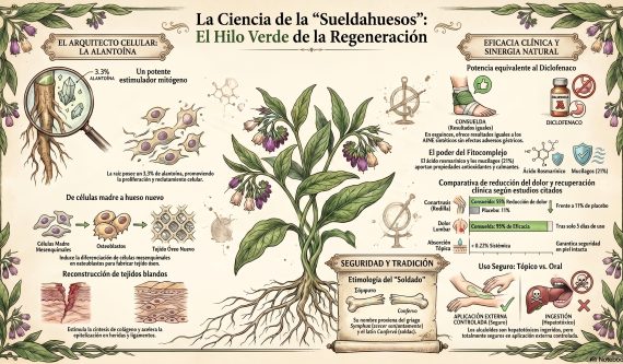 consuelda comfrey infografia